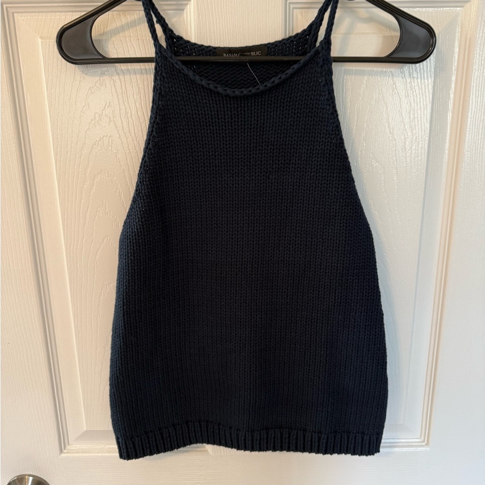 Brand New w/tags | Banana Republic Navy Knit Tank Top Sweater | Size Small